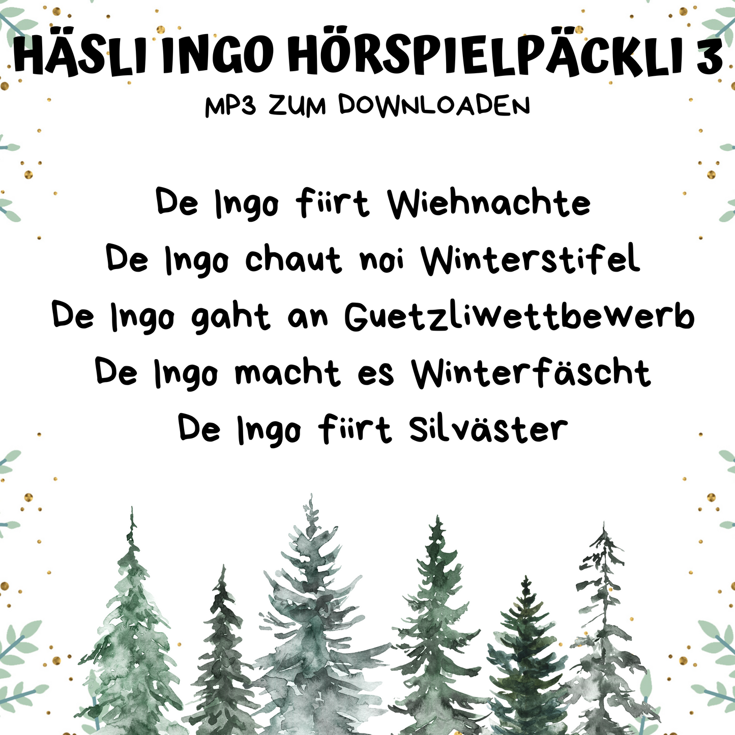 HÄSLI INGO HÖRSPIELPÄCKLI 3