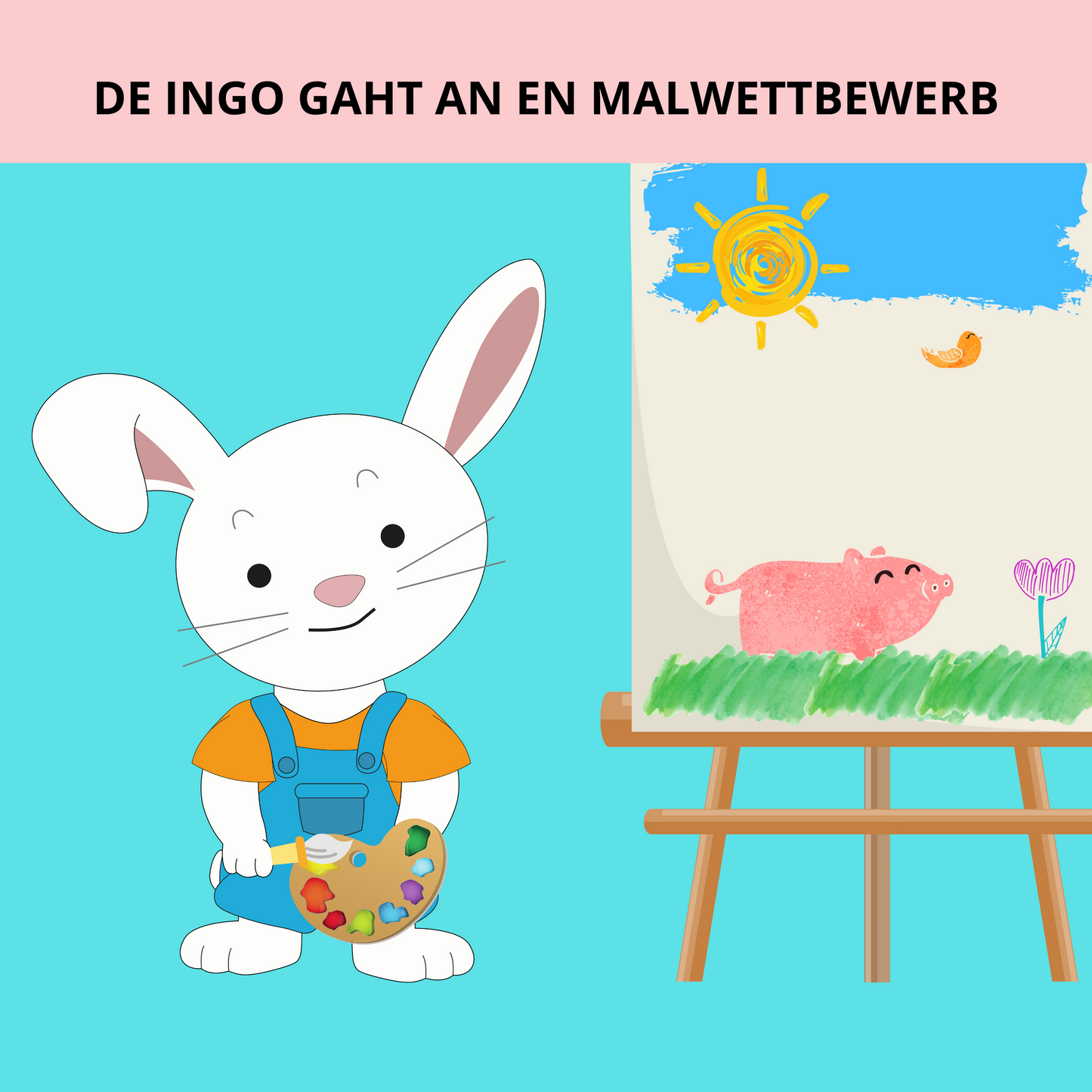 DE INGO GAHT AN EN MALWETTBEWERB (TEIL1) / (TEIL2 DE INGO ÜBERNACHTET UF EM BUREHOF)