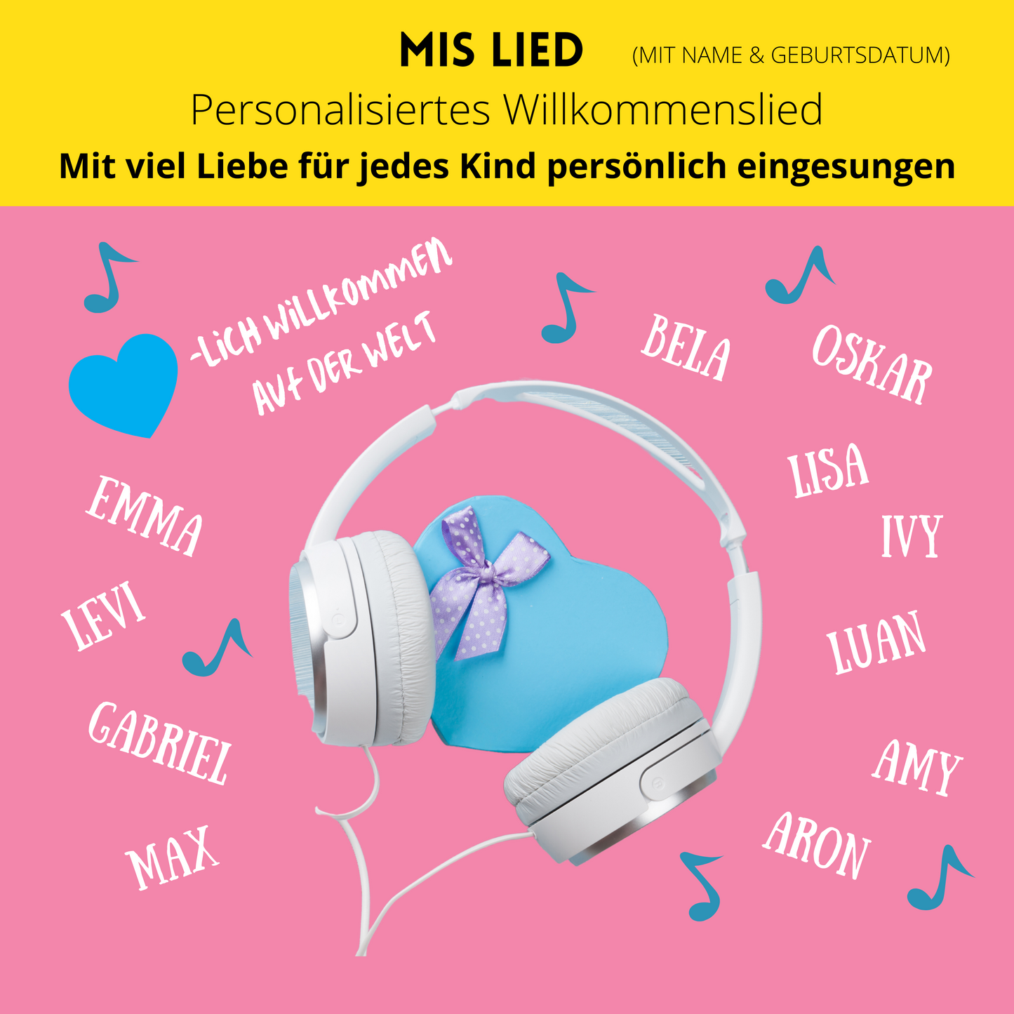 MIS LIED / PERSONALISIERTES WILLKOMMENSLIED