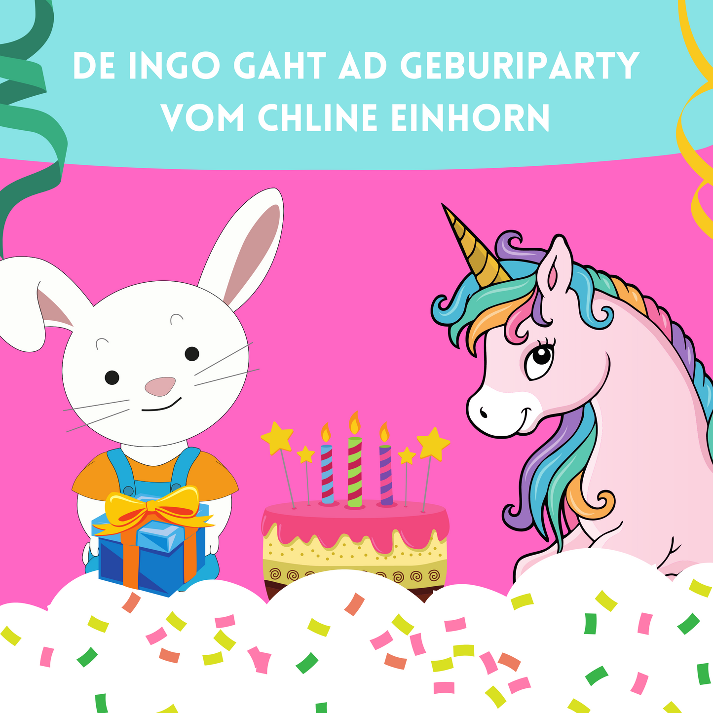 DE INGO GAHT AD GEBURIPARTY VOM CHLINE EINHORN / HÖRSPIEL IN MUNDART / MP3 ZUM DOWNLOADEN
