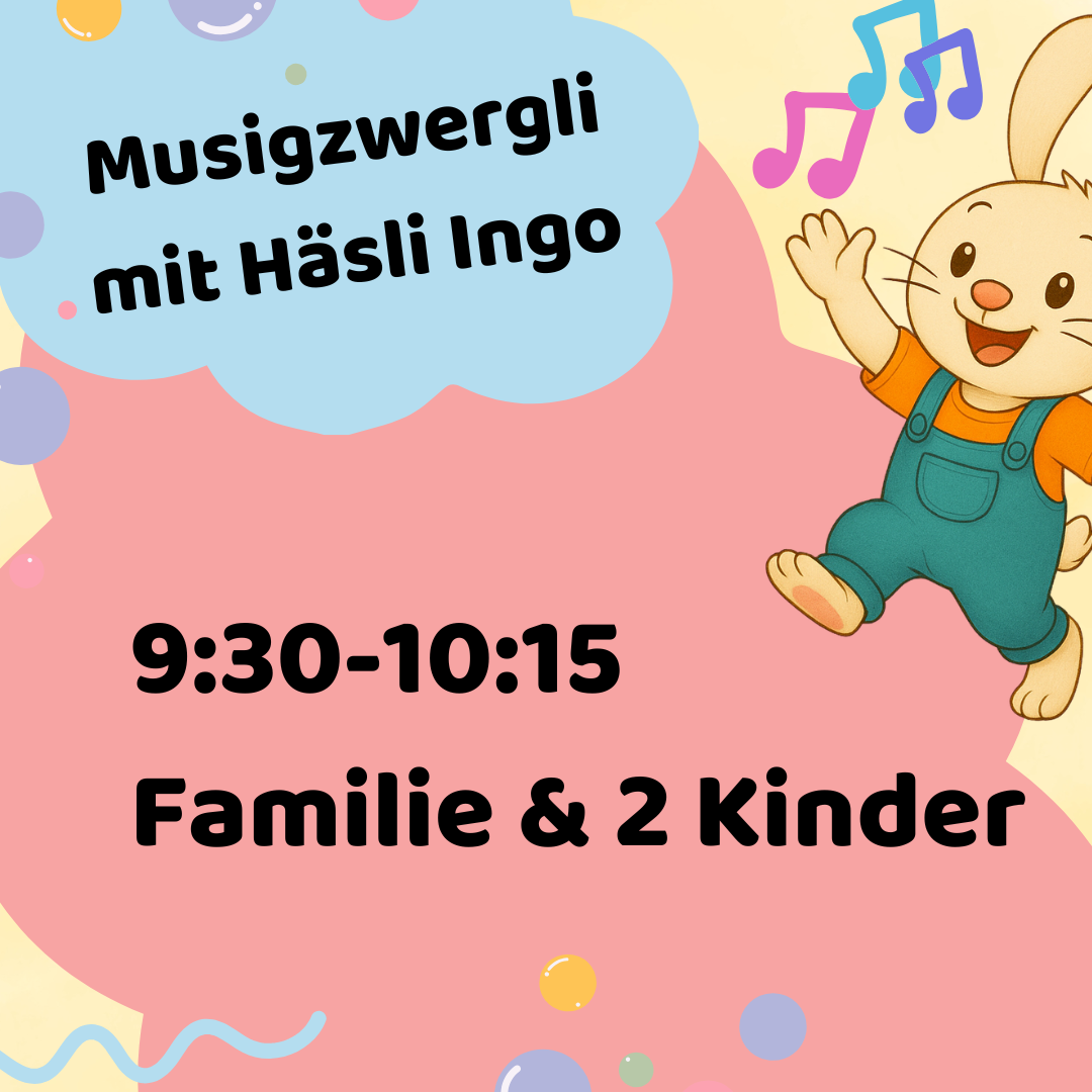 MUSIGZWERGLI  HERBST/WINTER 2024 DIENSTAG GZ BUCHEGG 9:30-10:15
